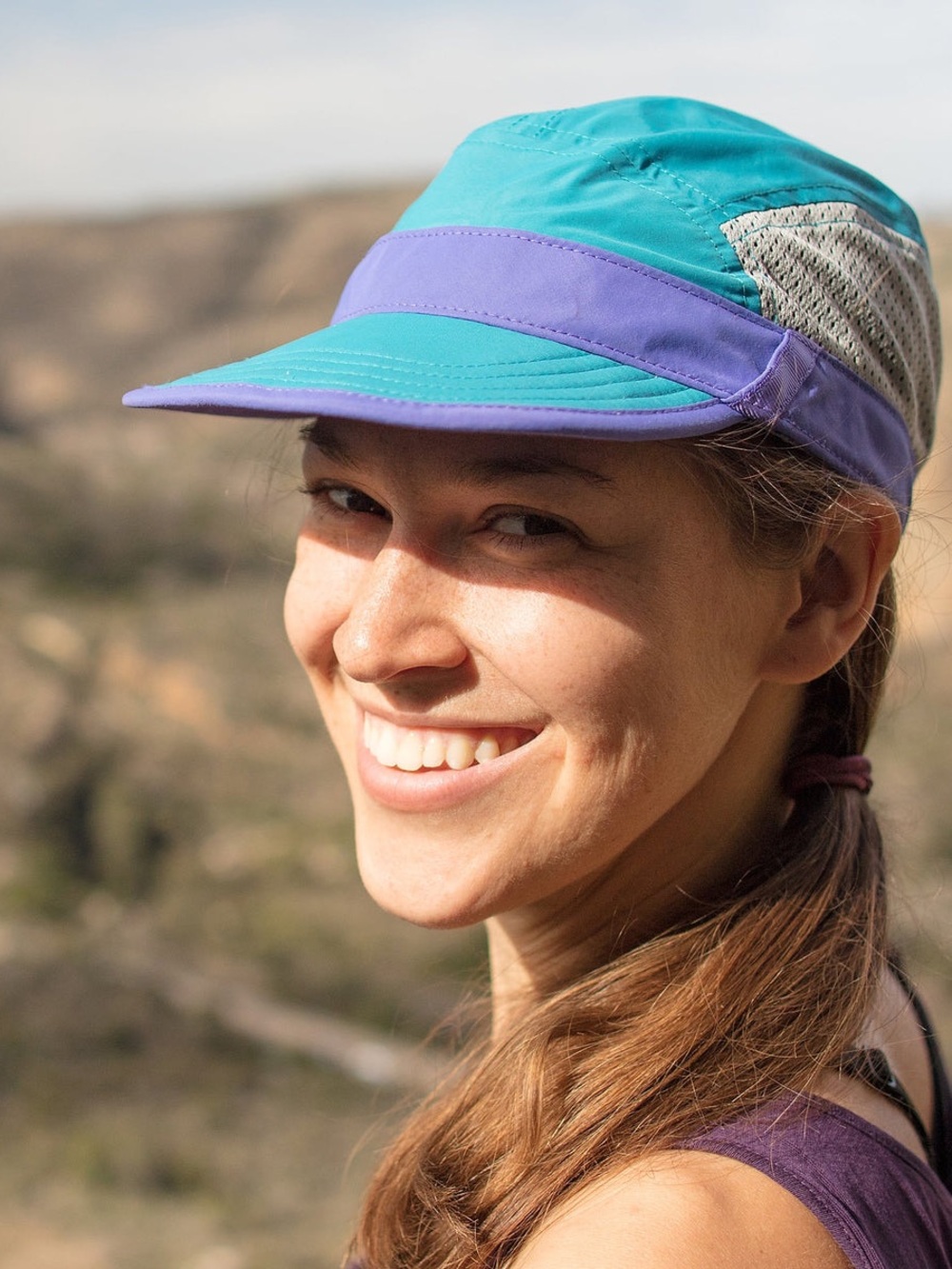 Sunday Afternoons Teal & Purple Cap